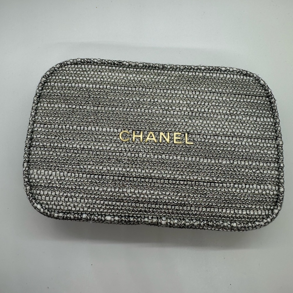 SOLD-CHANEL Holiday Makeup Bag 2022